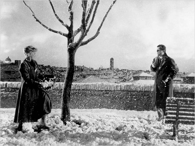 Les Nuits blanches : photo Luchino Visconti, Marcello Mastroianni, Maria Schell