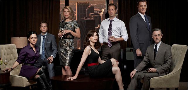 Photo Alan Cumming, Archie Panjabi, Chris Noth, Christine Baranski, Josh Charles
