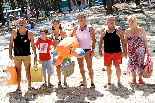 Camping 2 : Photo Antoine Duléry, Claude Brasseur, Fabien Onteniente, Franck Dubosc, Mathilde Seigner