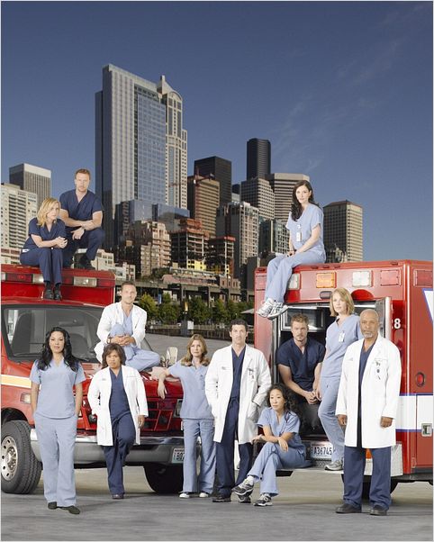 Grey's Anatomy : photo Chyler Leigh, Ellen Pompeo, Eric Dane, James Pickens Jr., Jessica Capshaw
