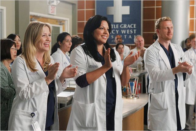 Grey's Anatomy : Photo Jessica Capshaw, Kevin McKidd, Sara Ramirez