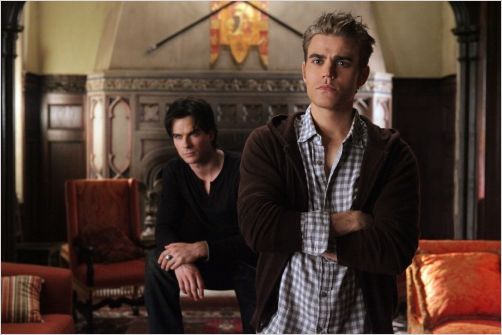 Vampire Diaries : photo Ian Somerhalder, Paul Wesley