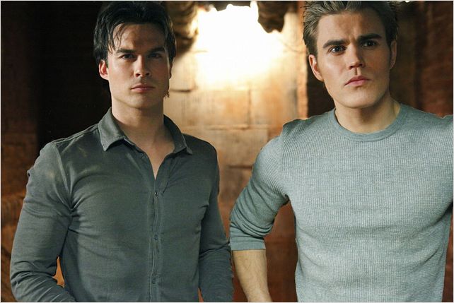 Vampire Diaries : Photo Ian Somerhalder, Paul Wesley