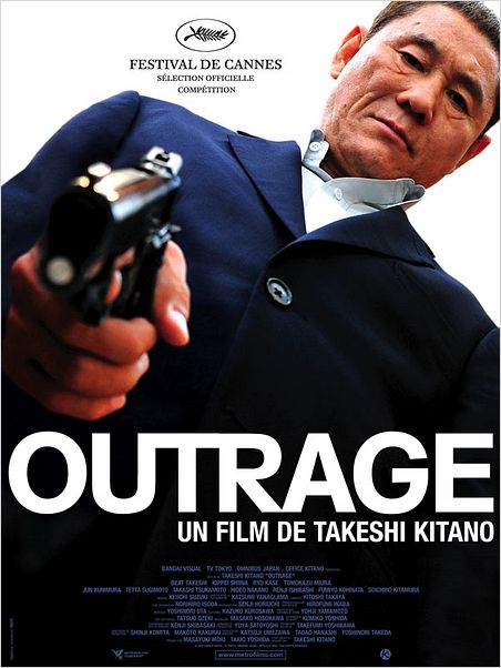 Outrage : affiche Takeshi Kitano