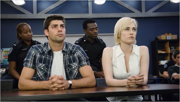 Rookie Blue : Photo Charlotte Sullivan, Lyriq Bent, Melanie Nicholls-King, Travis Milne