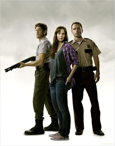 The Walking Dead : Photo Andrew Lincoln, Jon Bernthal, Sarah Wayne Callies