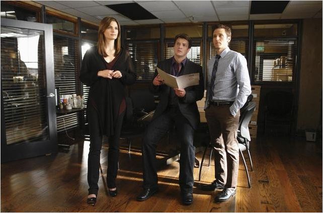 Castle : photo Nathan Fillion, Seamus Dever, Stana Katic