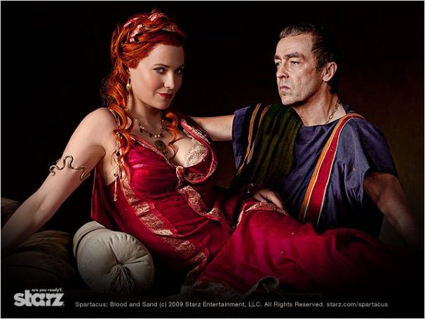 Spartacus : Le sang des gladiateurs : photo John Hannah, Lucy Lawless