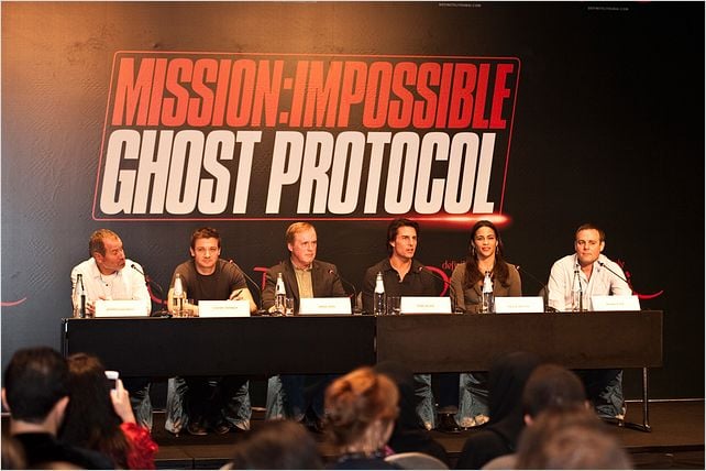 Mission : Impossible - Protocole fantôme : photo Brad Bird, Jeremy Renner, Paula Patton, Tom Cruise