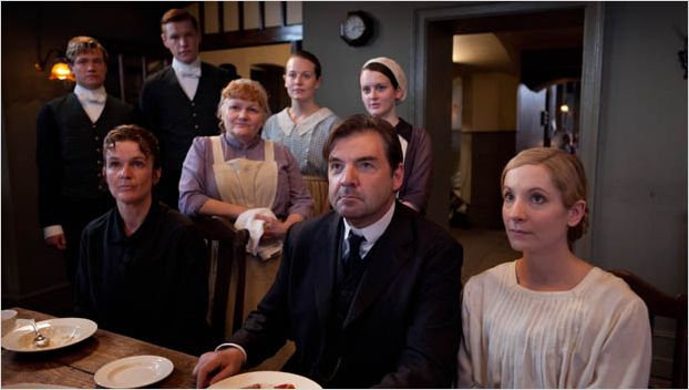 Photo Amy Nuttall, Brendan Coyle, Joanne Froggatt, Lesley Nicol, Matt Milne