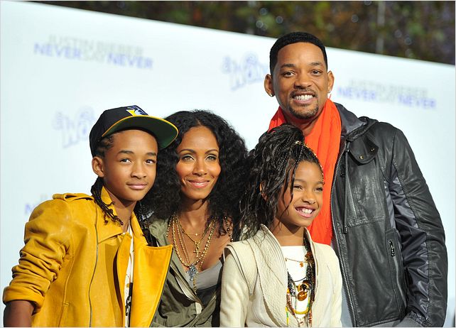 Justin Bieber: Never Say Never : Photo Jada Pinkett Smith, Jaden Smith, Jon M. Chu, Will Smith, Willow Smith