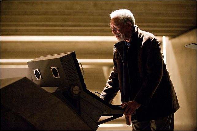 The Dark Knight Rises : Photo Christopher Nolan, Morgan Freeman