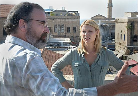 Homeland : photo Claire Danes, Mandy Patinkin