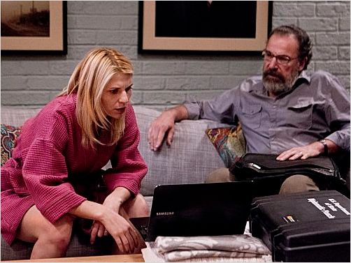 Homeland : photo Claire Danes, Mandy Patinkin