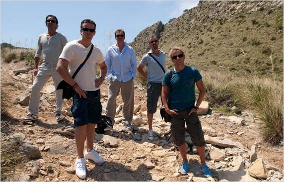 Photo Ben Chaplin, John Simm, Marc Warren, Max Beesley, Philip Glenister
