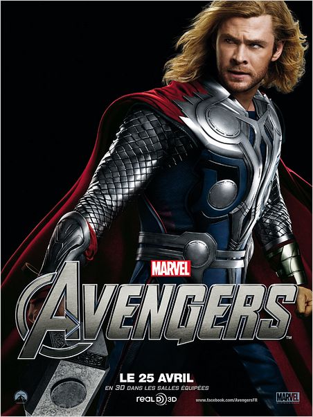 Avengers : affiche Chris Hemsworth