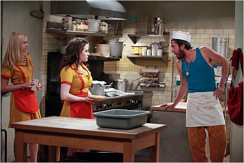 2 Broke Girls : photo Beth Behrs, Jonathan Kite, Kat Dennings