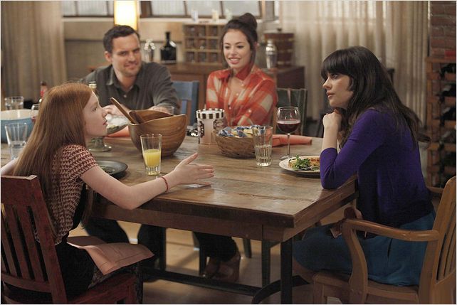 New Girl : photo Annalise Basso, Jake M. Johnson, Zooey Deschanel
