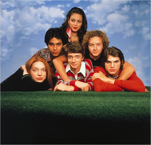 That '70s Show : photo Ashton Kutcher, Danny Masterson, Laura Prepon, Mila Kunis, Topher Grace