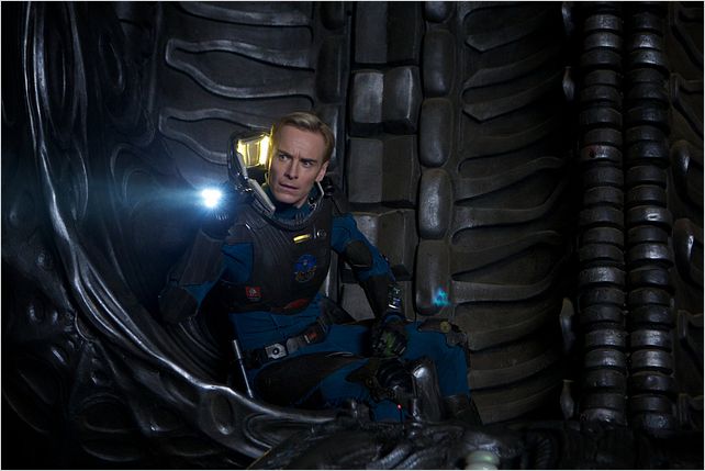 Prometheus : photo Michael Fassbender