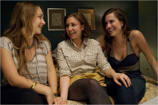 Girls : photo Allison Williams, Jemima Kirke, Lena Dunham