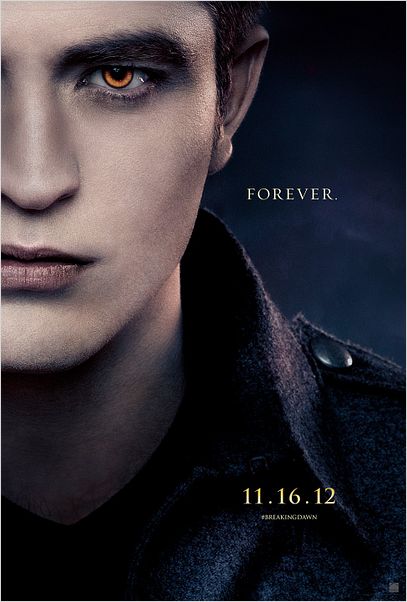 Twilight - Chapitre 5 : Révélation 2e partie : affiche Bill Condon, Robert Pattinson, Stephenie Meyer