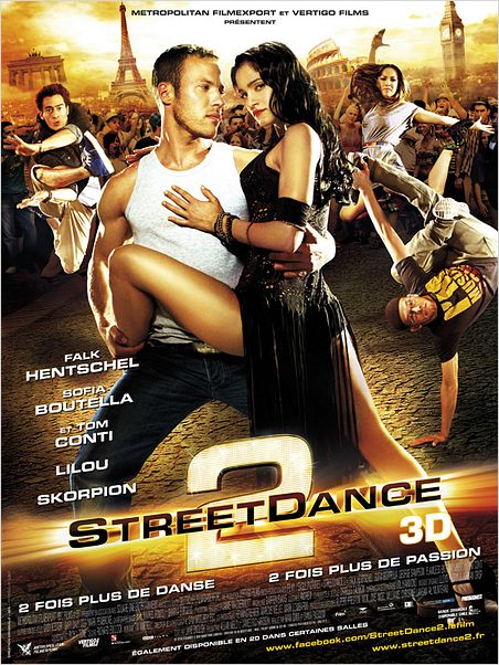 Street Dance 2 [3D] : affiche Brice Larrieu "Skorpion", Dania Pasquini, Falk Hentschel, Max Giwa, Sofia Boutella