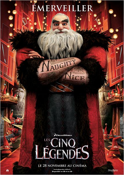 Les Cinq légendes : affiche