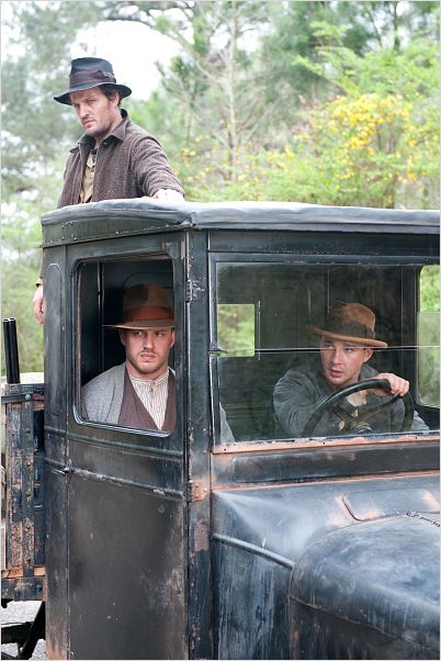 Des hommes sans loi : photo Jason Clarke, John Hillcoat, Shia LaBeouf, Tom Hardy