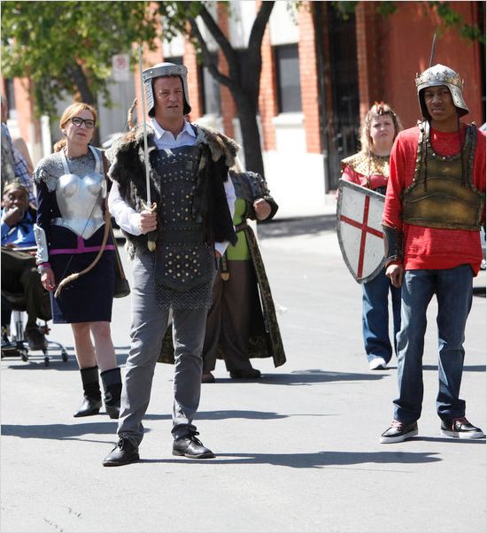 Go On : photo Julie White, Matthew Perry, Sarah Baker, Tyler James Williams