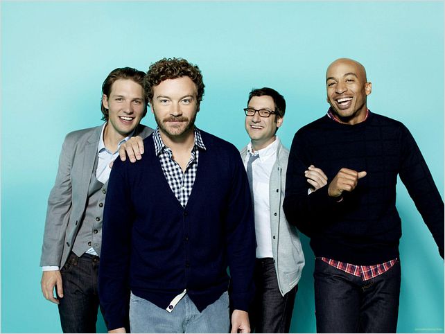 Men At Work : photo Adam Busch, Danny Masterson, James Lesure, Michael Cassidy