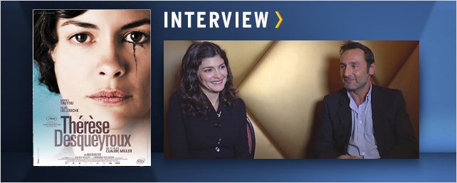 "Thérèse Desqueyroux" : rencontre avec Audrey Tautou et Gilles Lellouche [VIDEO]