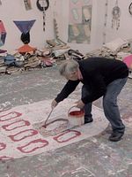 poster de Claude Viallat, un peintre dans l'arène