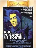 poster de Que personne ne sorte