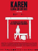 poster de Karen llora en un bus