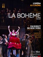 poster de La Bohème (Met-Pathé live)