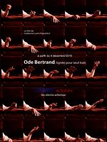 poster de Ode Bertrand, lignée pour seul trait