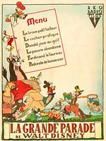 poster de La Grande parade de Walt Disney