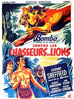 poster de Bomba contre les chasseurs de lions