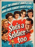 poster de She's a Soldier Too