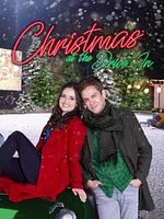 poster de Noël au drive-in