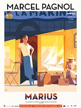 Affiche de La Trilogie Marseillaise de Marcel Pagnol : Marius, film à voir en streaming sur Pygargue