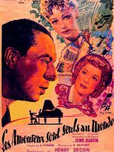 Affiche de Les Amoureux sont seuls au monde, film à voir en streaming sur Pygargue