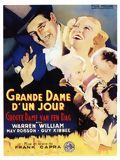 Affiche de Grande dame d'un jour, film à voir en streaming sur Pygargue