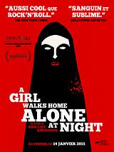 Affiche de A Girl Walks Home Alone At Night, film à voir en streaming sur Pygargue