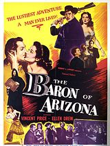 Affiche de Le Baron de l'Arizona, film à voir en streaming sur Pygargue