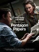 Affiche de Pentagon Papers, film à voir en streaming sur Pygargue