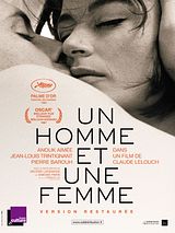 Affiche de Un homme et une femme, film à voir en streaming sur Pygargue