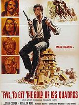 Affiche de Cinq pour l'or de los Quadros, film à voir en streaming sur Pygargue