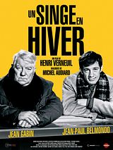 Affiche de Un Singe en hiver, film à voir en streaming sur Pygargue
